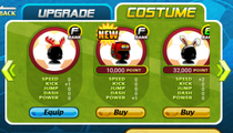 Reindeer Costume in the costume select screen along with Head Soccer Costume and Bunny Ears Costume