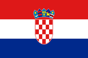 The flag of Croatia